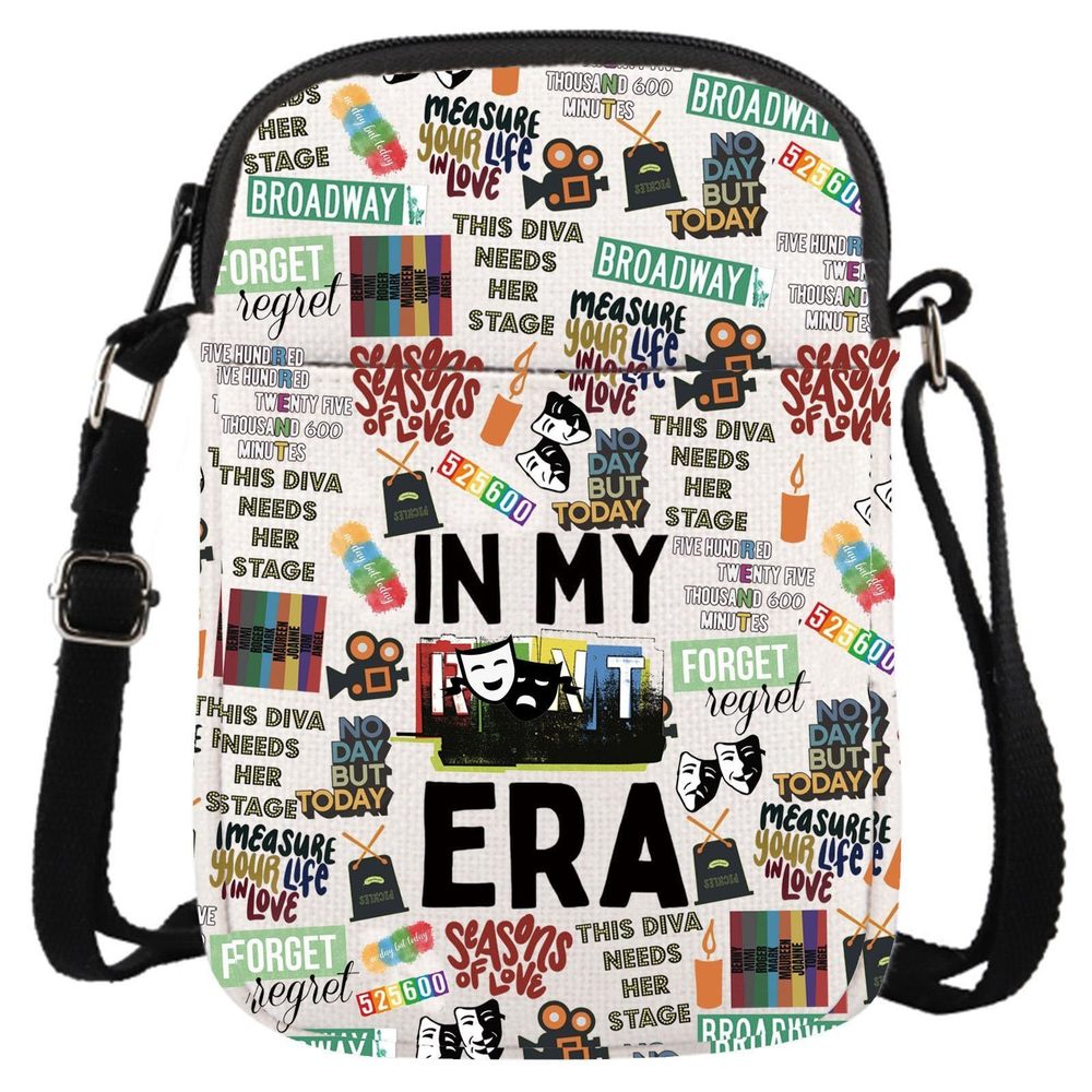 Musical Gift Rent Broadway Fans Gift In My Rent Era Crossbody Bag Broadway :P